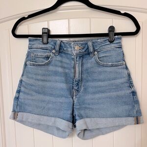 AMERICAN EAGLE OUTFITTERS Women’s, Denim Mom Shorts size,0